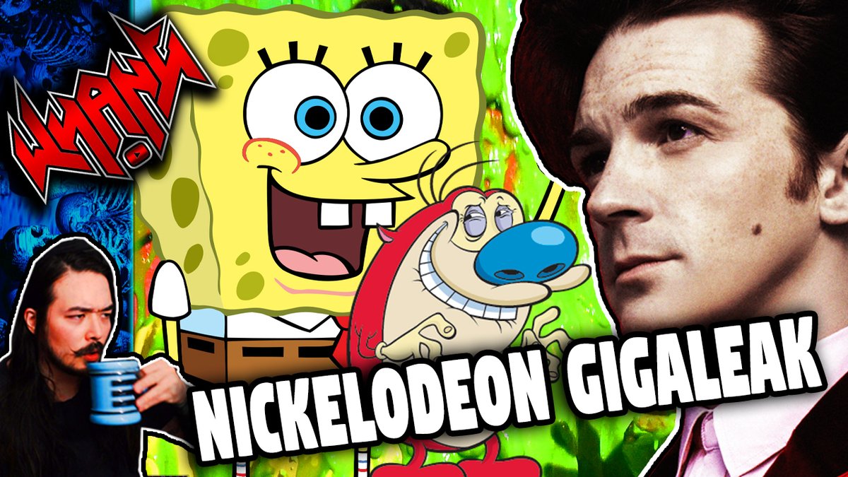 New video on the channel about a series of Nickelodeon hacks and leaks that released a ton of previously unseen internal data