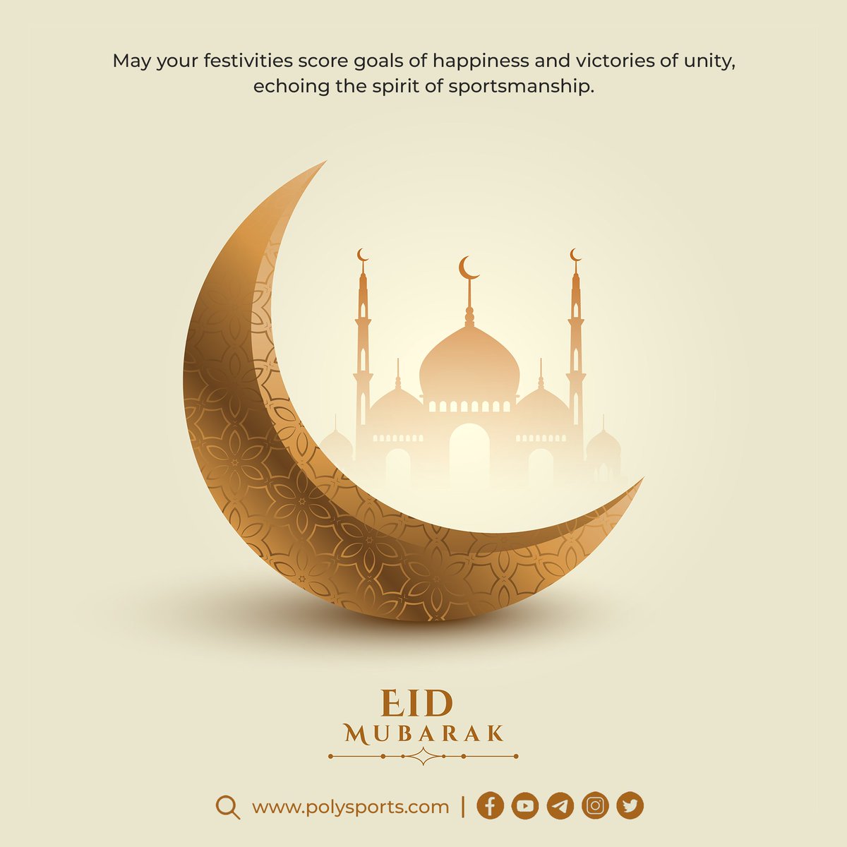 polysportsio's tweet photo. Eid Mubarak from all of us at Polysports! 🌙📷 May this special day bring joy, peace, and countless blessings to you and your loved ones. 

➡️https://t.co/xV0dS3SBFY

#Eidmubarak2024 #Polysports #Celebration https://t.co/5dTWaaP9Ow