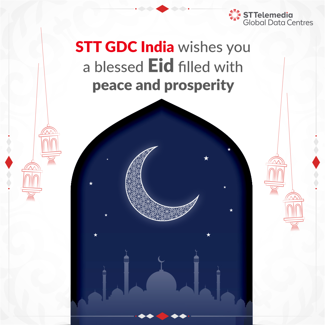 May all your prayers be answered, and may this special occasion bring joy, peace, and prosperity into your lives. STT GDC India wishes you and your loved ones Eid Mubarak ✨ #EidMubarak #DataCentre #EnablingOurDigitalFuture #STTGDCIndia