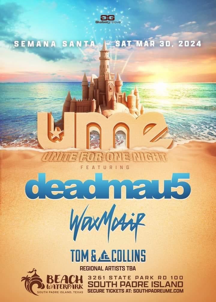 WE HAD A GREAT SEMANA SANTA 2024 with <a href="/deadmau5/">Goat lord</a> , <a href="/WaxMotif/">Wax Motif</a> and <a href="/Tomptin/">Tom Collins</a> @ume2024 in <a href="/visitsouthpadre/">Visit South Padre Island</a>