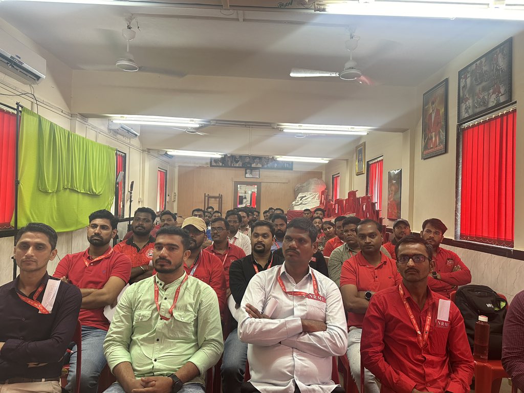 NRMU CR Mumbai Division has conducted Youth Convenors Meeting under guidance of NRMU CR/KR GS Com Venu P Nair on 10th of April 2024 at Matunga HQ office from 10:00AM to 05:00PM. Meeting was hosted by Com Harsha Shelke Zonal Youth Convenor NRMU. Also addressed to young comrades…