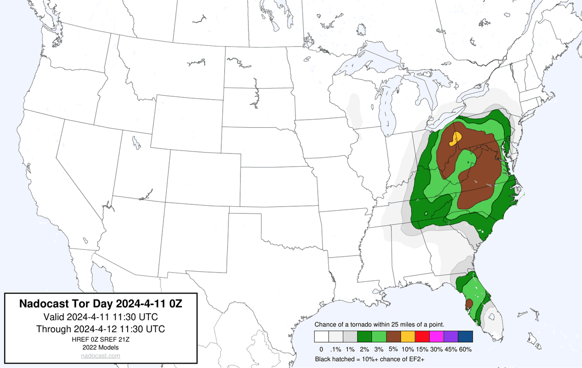 0Z Day Tornado Forecast (New New 2022 Models)