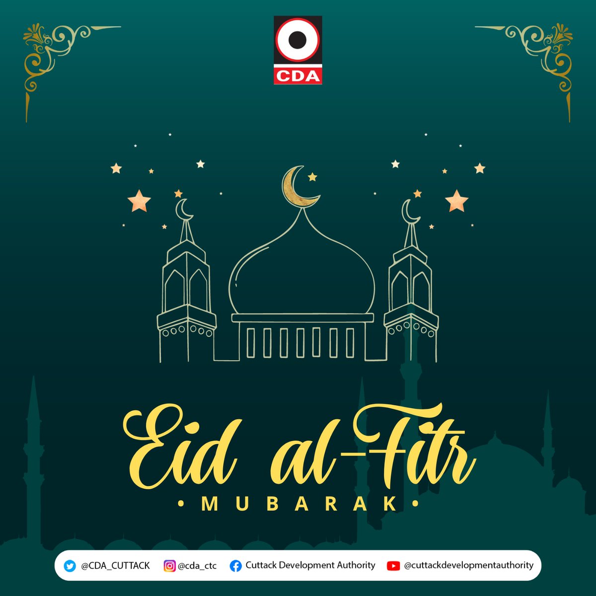 May the magic of Eid bring happiness and blessings into your home. Wishing you a wonderful Eid-ul-Fitr!

#eidmubarak2024 #Eid #EidUlFitr #cuttackdevelopmentauthority #CDA