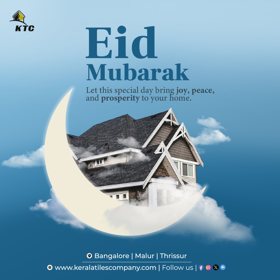 Celebrate the festival with the elegance and durability of our top-notch tiles and roofing solutions at Kerala Tiles Company. 🌙✨

#FestivalCelebration #KeralaTilesCompany #TopNotchTiles #RoofingSolutions #EleganceAndDurability #FestiveVibes #eid2024 #eidmubarak