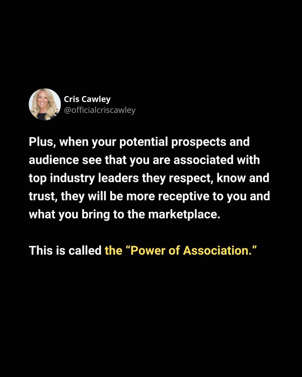 Associating yourself with other successful entrepreneurs and people who are the “Go-to Authorities” in a given niche or industry instantly makes you stand out from 99% of other entrepreneurs. This is called the “Power of Association.” #bookpublishing #bookmarketing…