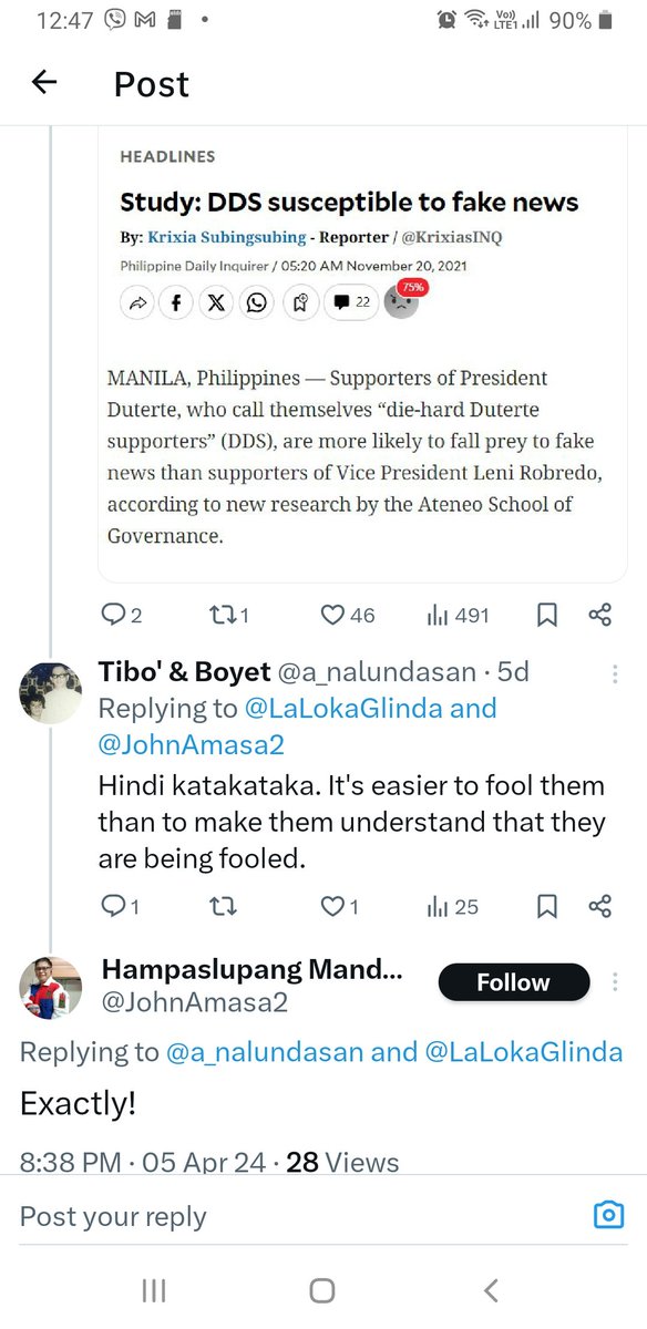 truth_marshall's tweet photo. @MamaPiaya Gunggong na DDShiit 🤣🤣🤣 @JohnAmasa2 https://t.co/Jtl9OGoYq9