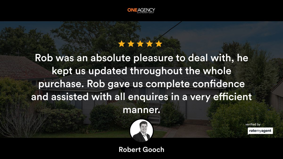 My latest RateMyAgent review in North Nowra.

rma.reviews/l9fax6KusdkE

...
#ratemyagent #realestate #One_Agency_Elite_Property_Group_Shoalhaven