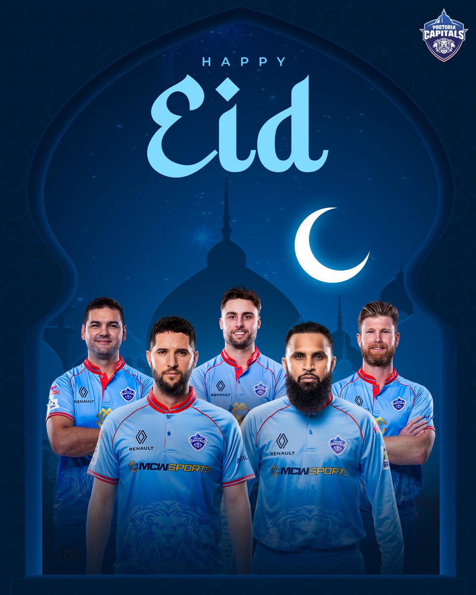 The Pretoria Capitals family wishes a very Happy Eid to everyone celebrating around the world. 🌙 💙
