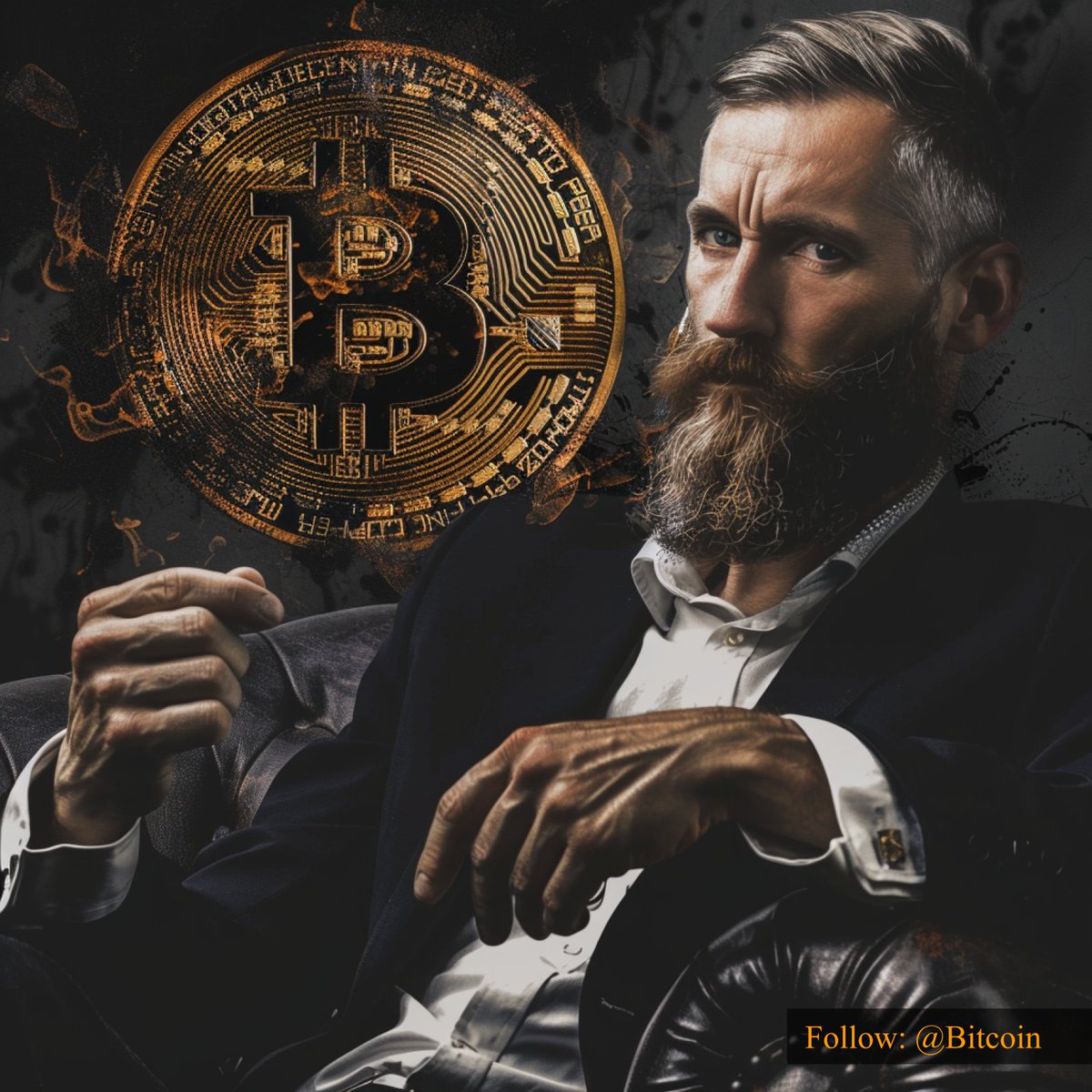 #Bitcoin Investors: Wearing the Look of Success with Confidence, as They Navigate the Waves of Cryptocurrency. 🚀💼👀 #BitcoinInvestors