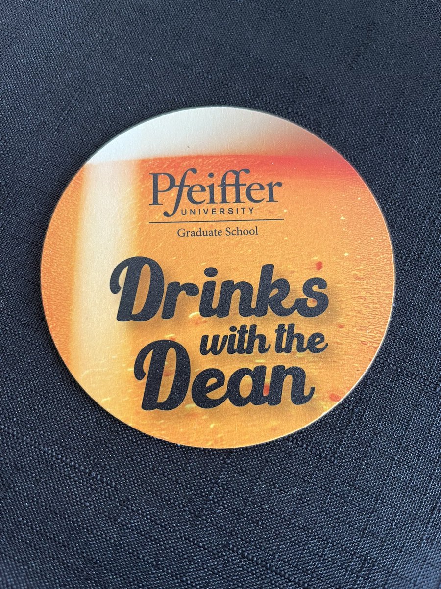 drboe's tweet photo. The inaugural Drinks with the Dean event was a great success.  If you missed tonight’s event, be on the lookout for our next one in June.  #PfeifferGraduateSchool https://t.co/XtEqmsufkp