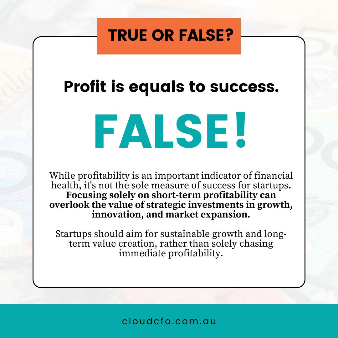 A virtual CFO can be your strategic partner in maximizing profits and optimising your finances.💰

Don't navigate the financial maze alone! Let's collaborate to fuel your startup's success. 🚀 

Contact us today - info@cloudcfo.com.au

#letstalknumbers #finances #profit #cloudcfo
