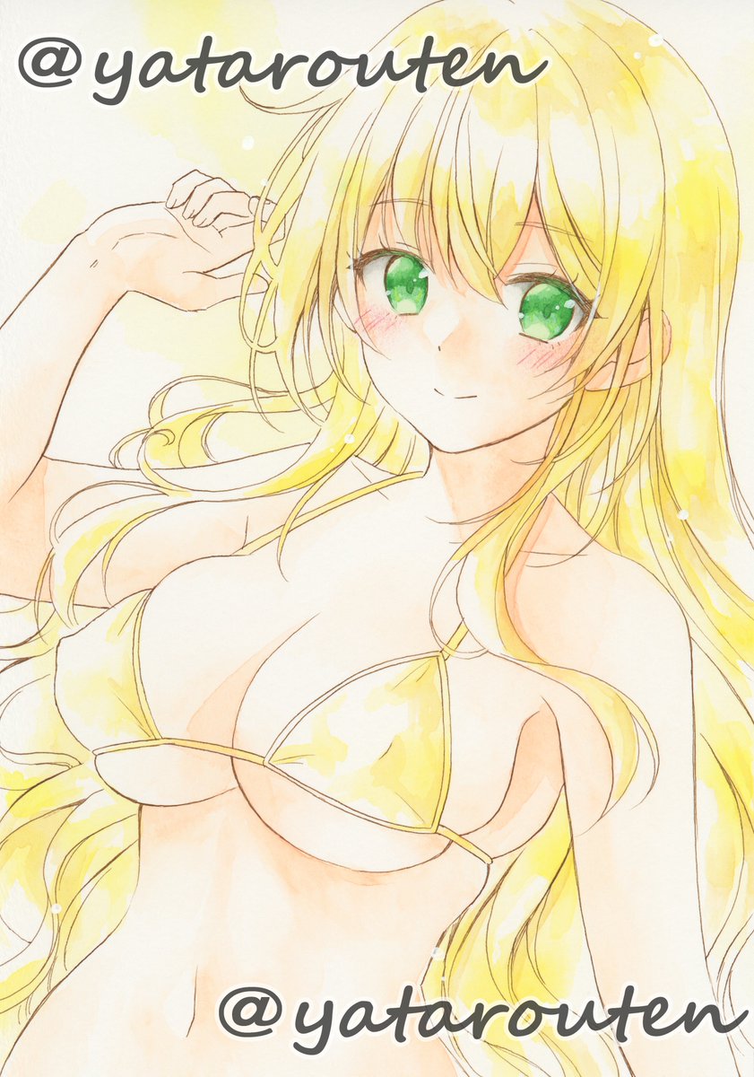 おはようございます☀️

昨日夜遅くまで作業通話しちゃって寝不足🥱
でも楽しかったから良し‼️😆

#オリジナルイラスト
#手描きイラスト
#アナログイラスト
#水彩イラスト 
#水彩画 