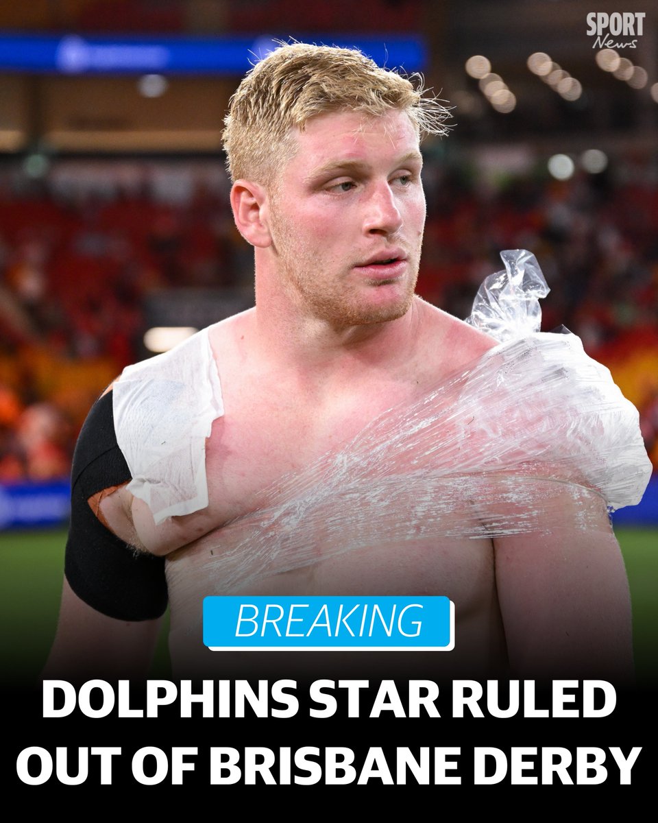 #BREAKING: The Broncos-Dolphins derby has copped another injury blow with the casualty ward now pushing into double figures, via @travismeyn. Code: bit.ly/3xGYHiQ Masthead: bit.ly/3TWOoPg