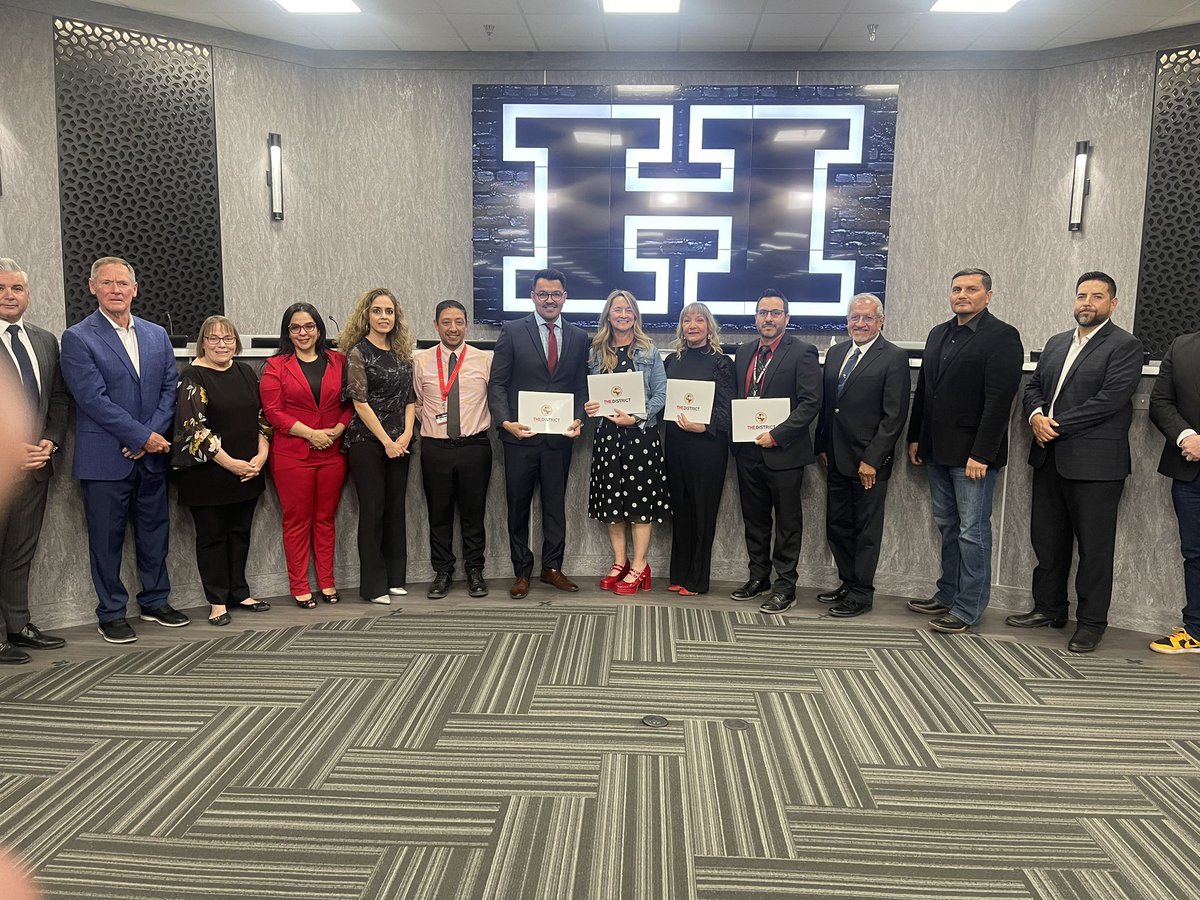 JLucero_HMS's tweet photo. We already knew Hanks MS has THE BEST counseling team in the city and now we have a Recognized ASCA Model Program (RAMP) counseling team as well! Thank you Mrs. Walker, Ms. McNulty and Mr. Medrano for everything you do for our campus. #CAVSNeverSurrender @HANKSMSYISD https://t.co/BlIIyOcZjP