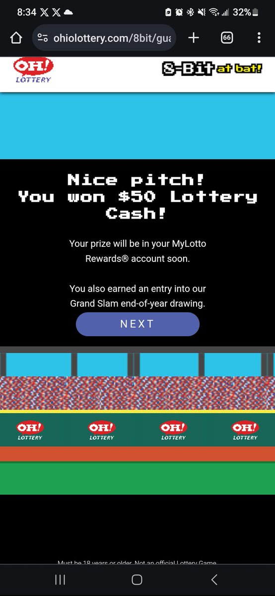coolashie's tweet photo. Thanks @OHLottery and @CleGuardians! #8bitatbat https://t.co/O78hGzFDgz