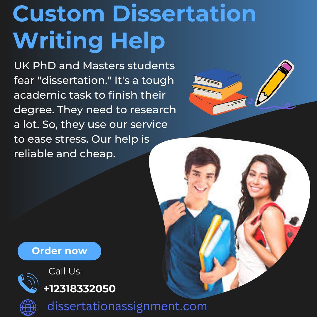 Dissertation Help in UK from London Based PhD Experts
#customdissertation
#dissertationassignment
#Dissertation
#Dissertationwriting
#DissertationHelp