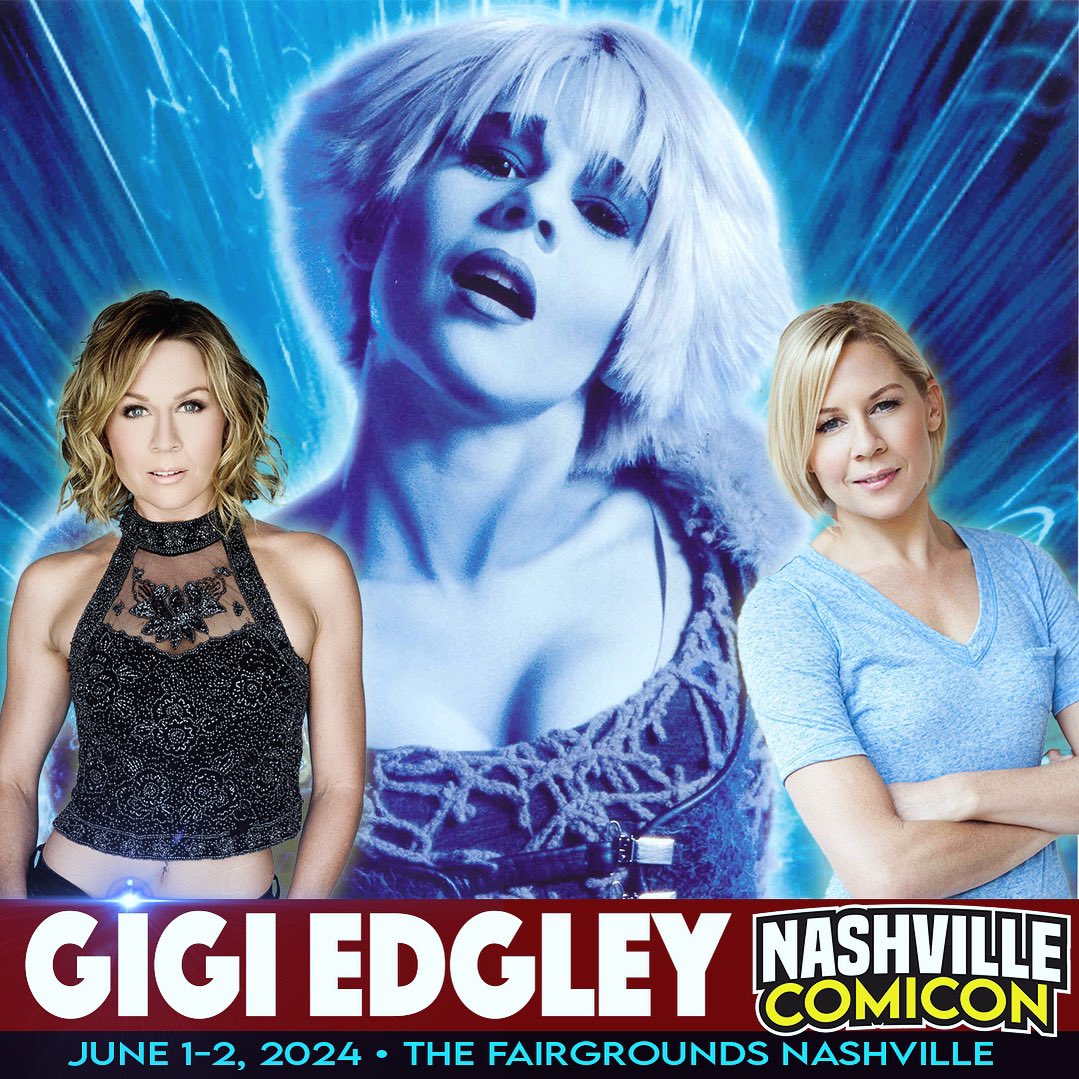 Can’t wait to see ya at the awesome @NashvilleComic ❤️❤️❤️@farscape @farscapenow @hensoncompany @trekcontinues @syfy @shout_studios @shoutfactorytv @squanchgames @highonlifegame @RescueSpecial @Channel9 @CreatureShopTV