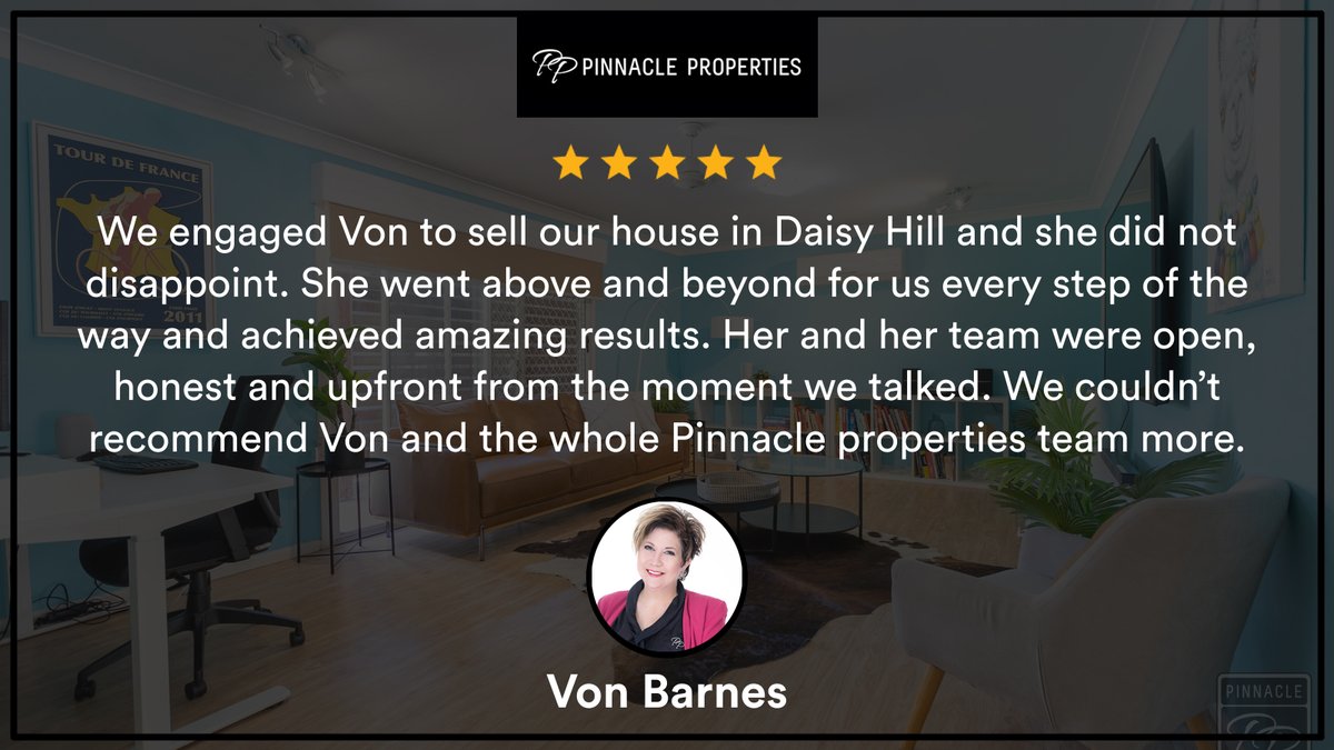 My latest RateMyAgent review in Daisy Hill. rma.reviews/Ij4eumrA71Tk ... #ratemyagent #realestate #Pinnacle_Properties_QLD