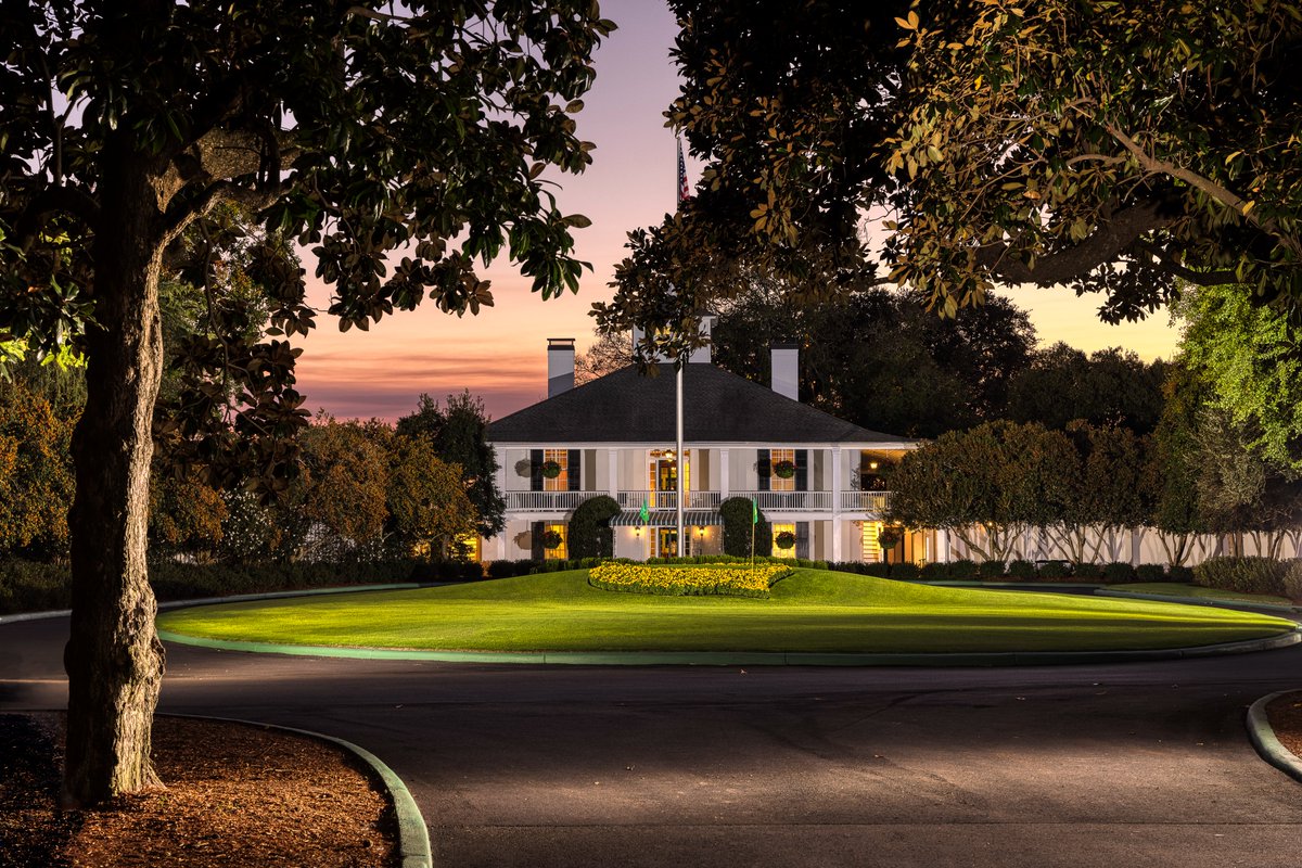 The 88th Masters Tournament begins tomorrow. Goodnight from Augusta National Golf Club. #themasters