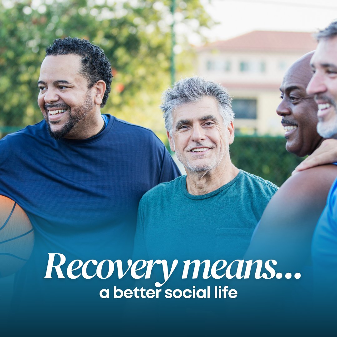 In an APT client survey, 84% of individuals reported that they do better in social situations now that they receive treatment for their #substanceusedisorder.   #FriendshipInRecovery #SupportiveCommunity #SocialWellness aptfoundation.org aptfoundation.org/?utm_content=s…