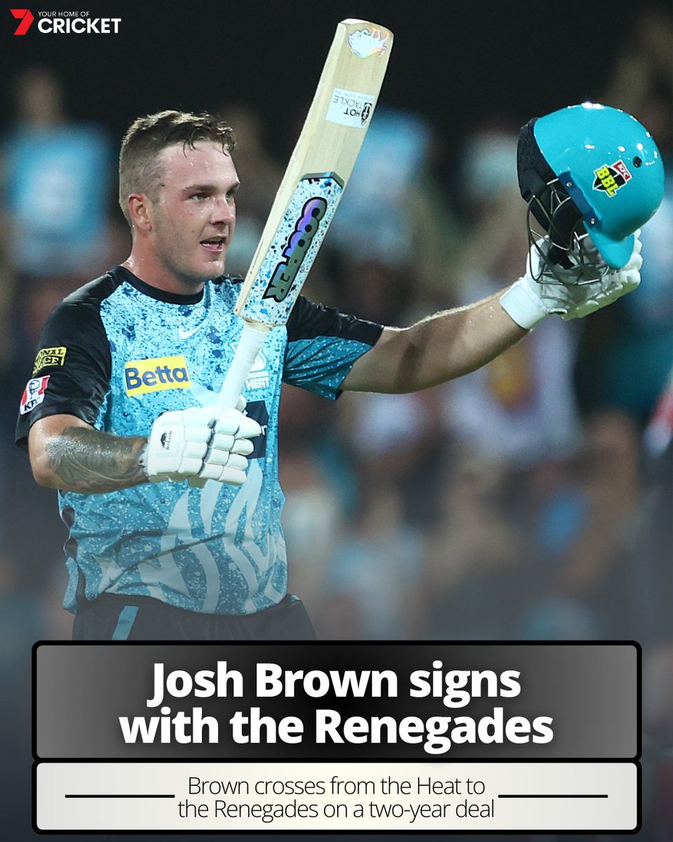 Josh Brown has crossed from the Heat to the Renegades 👀