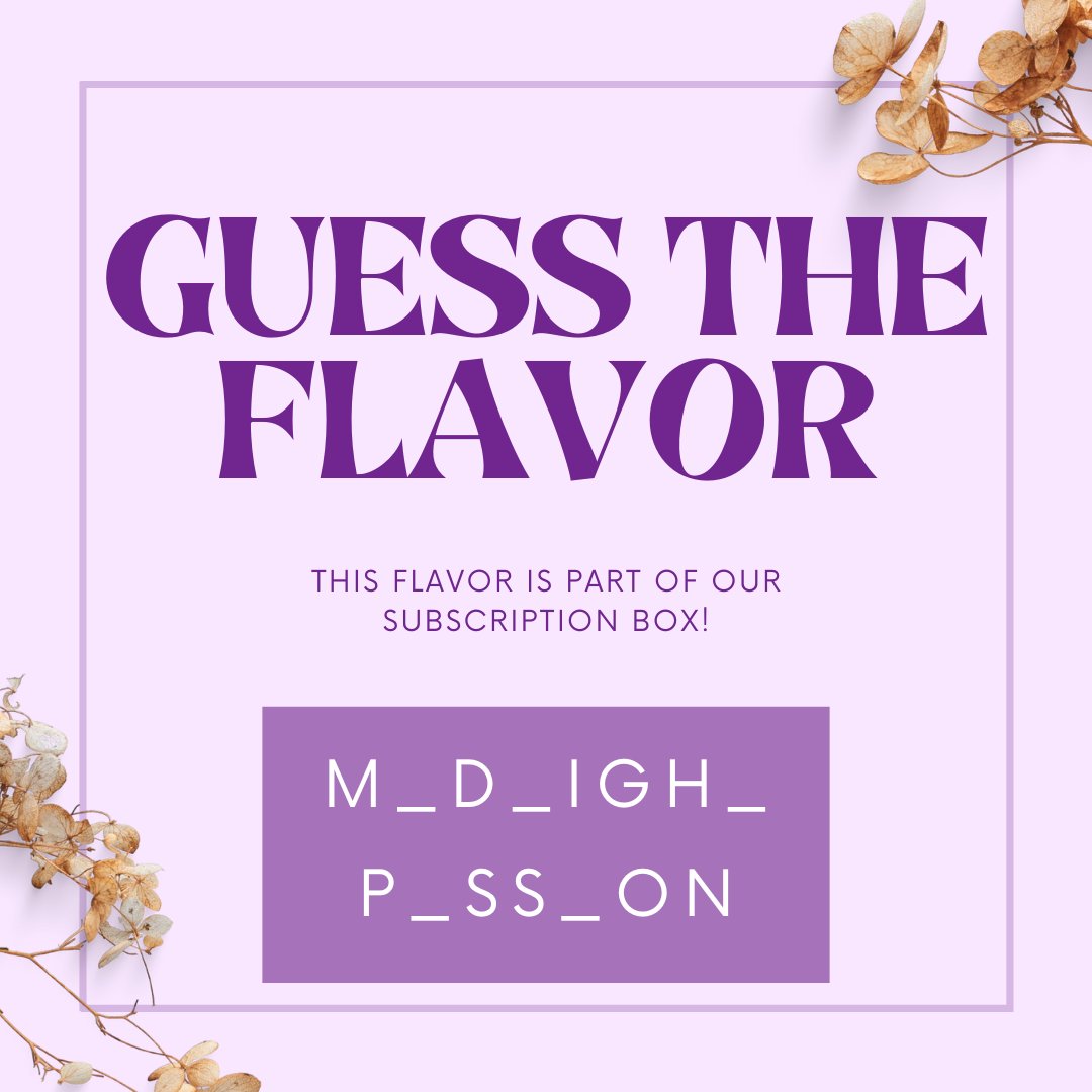 One of our OG flavors! Can you guess it? Let us know! ⬇️