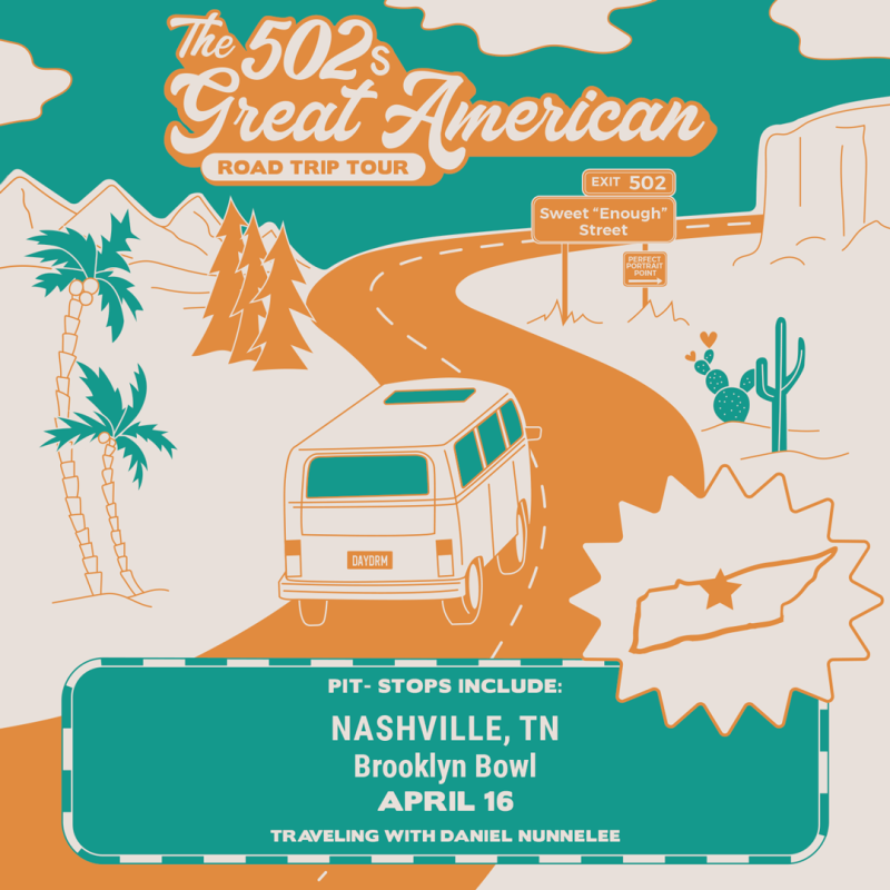 Join The 502s and Daniel Nunnelee at Brooklyn Bowl Nashville on April 16 for an authentic country music experience. Secure your tickets now for a night of great music and fun! t.dostuffmedia.com/t/c/s/132052