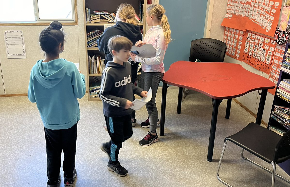 My Gr. 4/5 class really enjoyed exploring various careers during our gallery walk activity today. #abbyschools