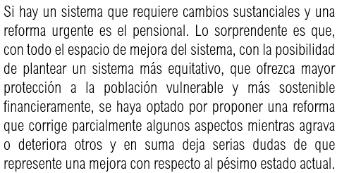 NO, la #ReformaPensional no es la reforma buena. Ojalá el Senado y en general el Congreso revisen el tema con mucha profundidad y cuidado.