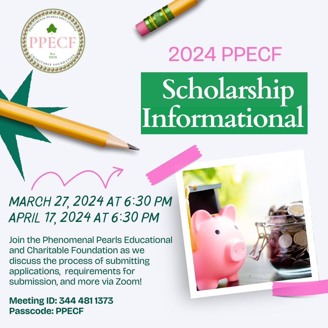 PPECF's tweet image. 🎓💰 Ready to turn your academic dreams into reality? Join us via Zoom as we guide you through the application process for over $70,000 in scholarships! 🌟Save the date for 6:30 PM on April 17 and let's embark on this journey together! 📚💼 #ScholarshipOpportunity #ZoomWorkshop