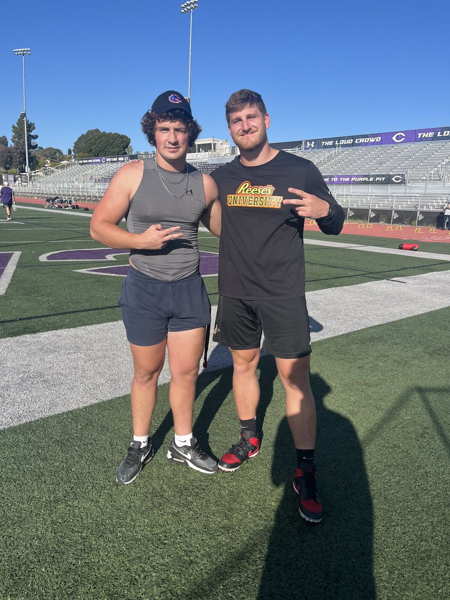 Jacob Sisson (@jacobsisson45) on Twitter photo Thankful to get some work in and speak with CBAD legend, SDSU Alum and current ARIZONA CARDINAL OLB <a href="/CameronThomas44/">Cameron Thomas</a> !! Thankful to get some work in and speak with CBAD legend, SDSU Alum and current ARIZONA CARDINAL OLB <a href="/CameronThomas44/">Cameron Thomas</a> !!