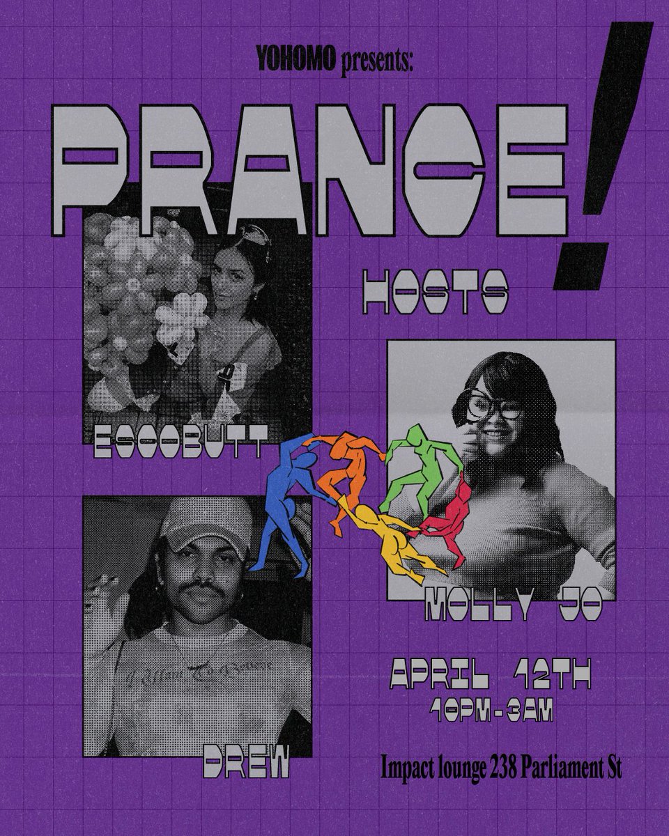 Hey folks! If any of y'all are into queers, house music, or all the above... I'll be co-hosting Prance this Friday evening. It'll be at Impulse Lounge. DJ Madeline from Chicago is headlining.

Use code MOVEYOURBODY for 50% off. You can buy tickets here: dice.fm/event/bg3xg-yo…