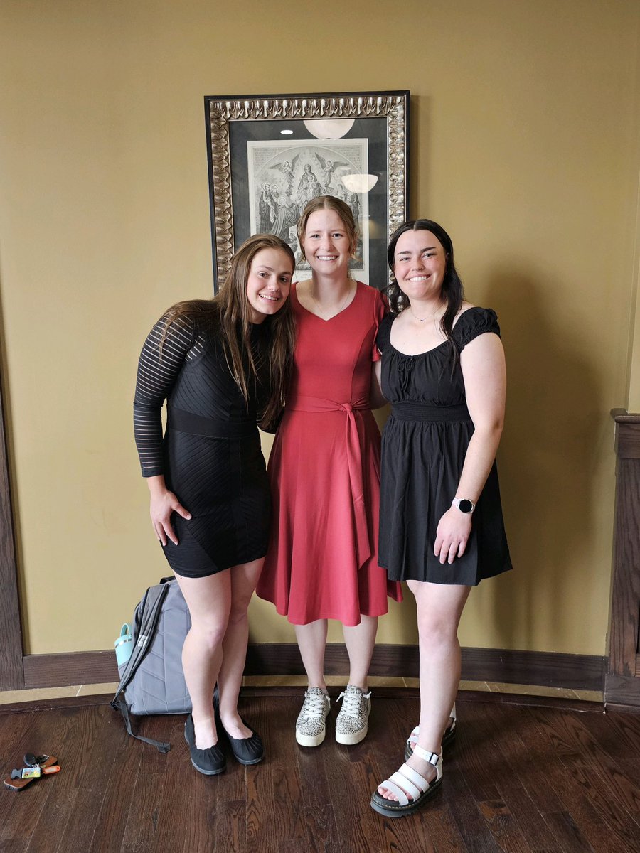 We are so proud of our girls on the field and in the classroom! Congratulations to Abby Pressgrove, Kera Willoughby and Clare Heitz for being inducted into Chi Alpha Sigma! #StudentAthlete | #UnleashGreatness