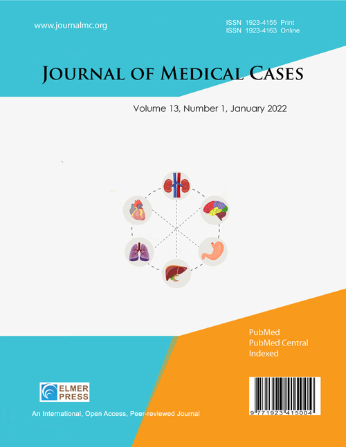 Current issue in Journal of Medical Cases. See full text at journalmc.org/index.php/JMC/…