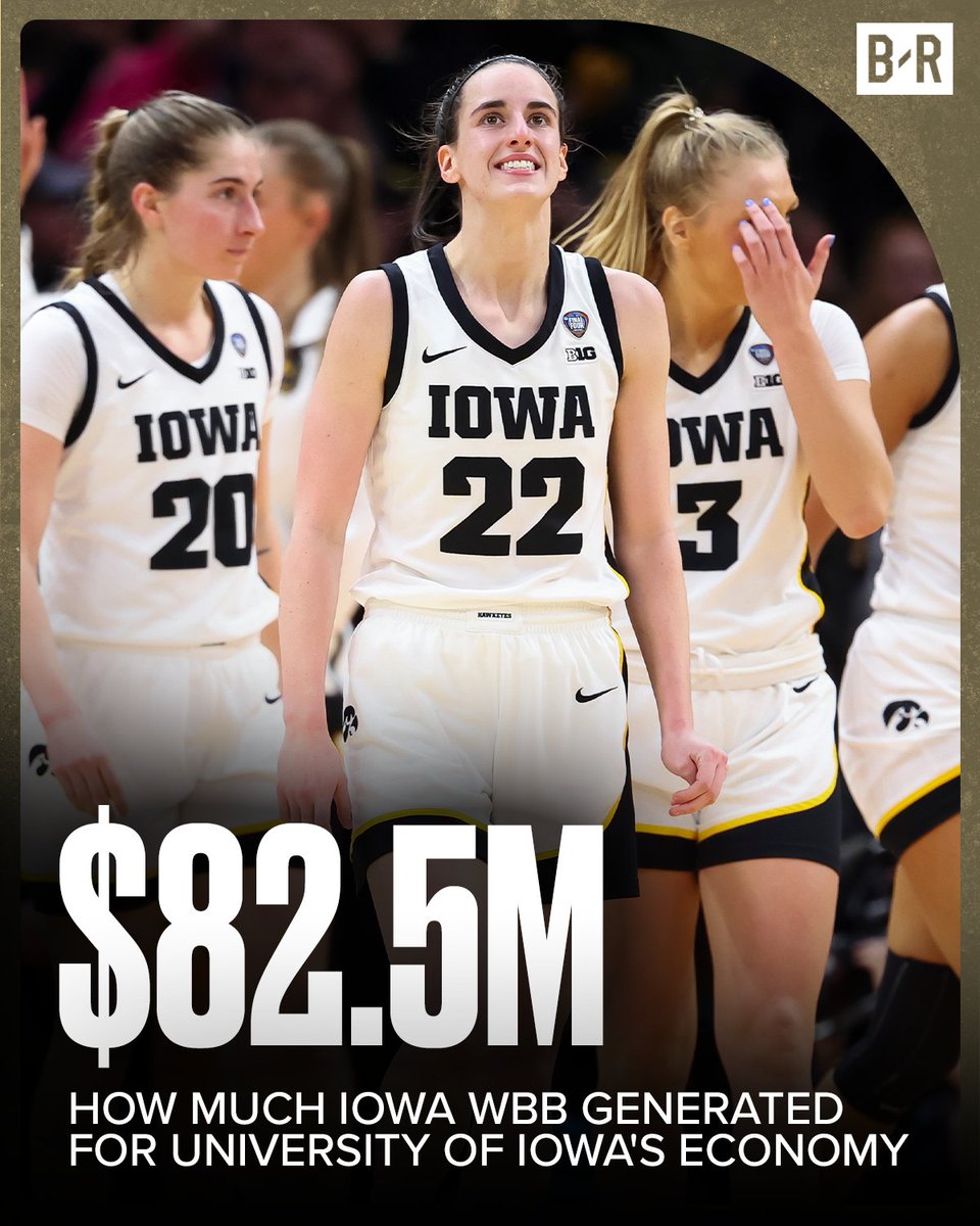 Iowa city mayor Bruce Teague says the women's basketball team added $82.5M to the local economy 💰 (h/t @EliotClough)