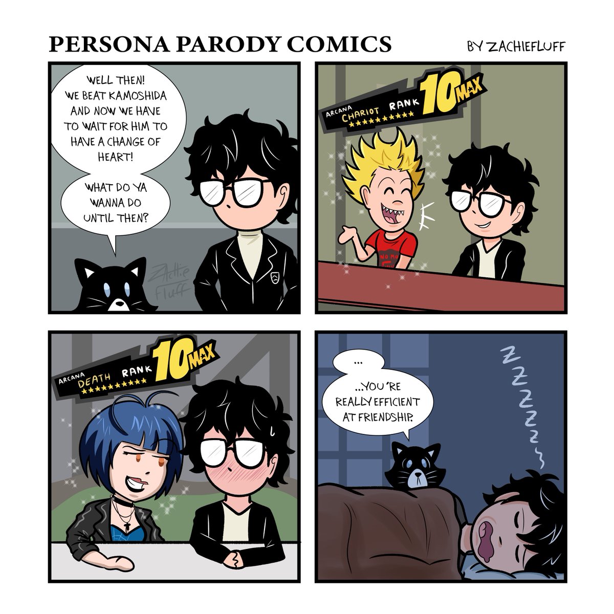 Time to maximize some bonds! 💪

#Persona5 #comicstrip #fancomic