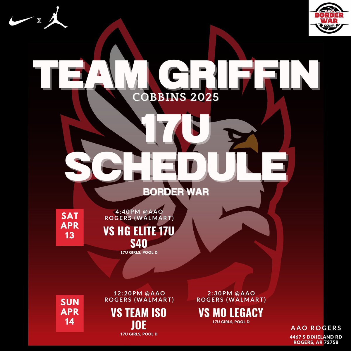 Schedule for this weekend!! 🏎️ @okmagiccoach @TeamGriffinGBB