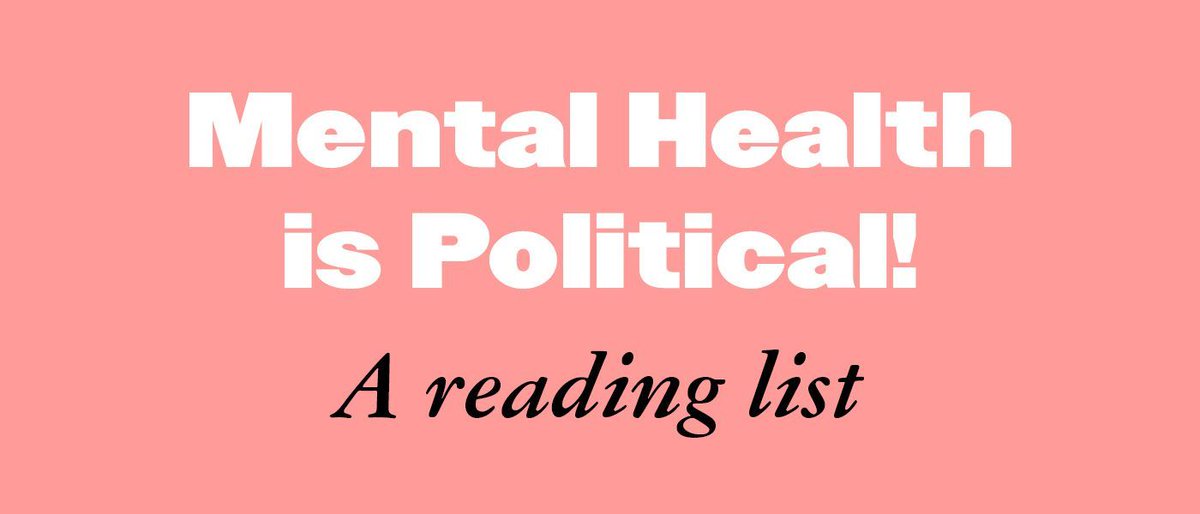 💥Mental Health is Political💥 40% off books on mental health under capitalism until April 14th. Featuring titles from @micha_frazer, @DrRJChapman, @sophiekrosa, @AmeliaHorgan, @genderhorizon, and more! plutobooks.com/mental-health-…