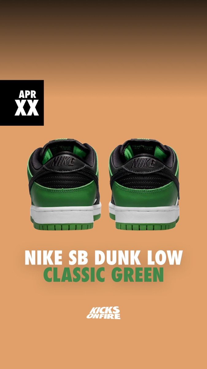 The “Classic Green” SB Dunks returns this spring (but only in Europe 😢) Do you own a pair? 🙌🏽