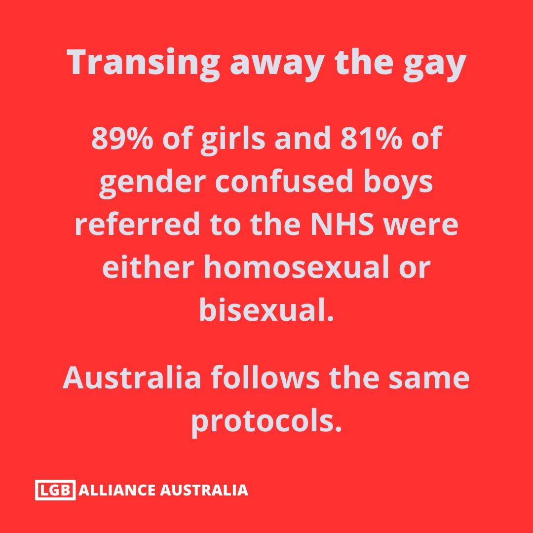 The Cass Review along with the WPATH files provides damning evidence that the medicalisation of young vulnerable children, many of whom are gay must stop. The UK finally wakes up. Australia is still sleepwalking. We demand change.
#WPATHFiles #CassReview #CassReport
