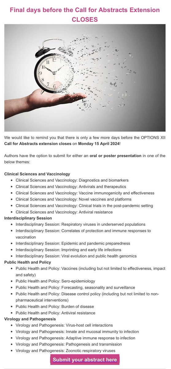 Final days before the Call for Abstract extension CLOSES! April 15th is just around the corner! Check out the speakers, travel awards, the sessions, Brisbane and accommodation- visit optionsxii2024.org.uk