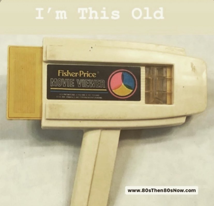 And So Are You. 

#FisherPrice #MovieViewer #ChildhoodToys #ChildhoodMemories #Nostalgia