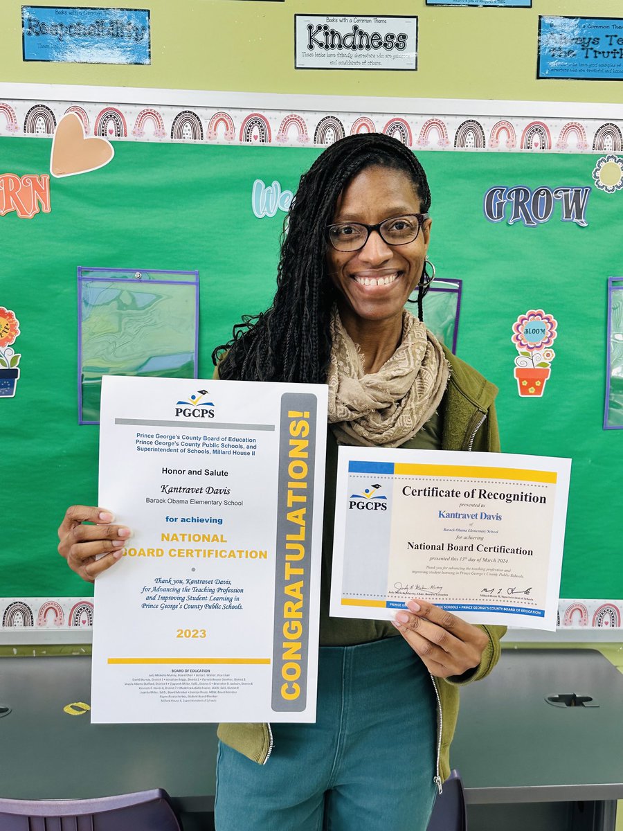 Senetria Blocker, NBCT tweet media