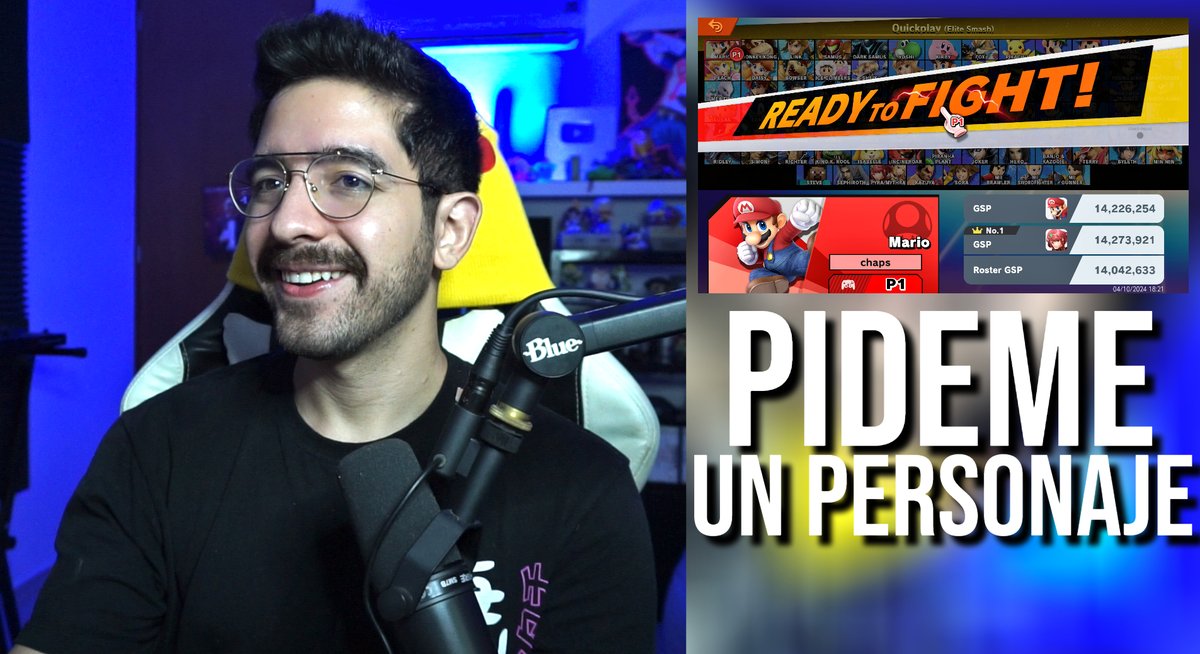 🦸Pideme un Personaje🦸Un Smash & Chill en vivo por YT|TTV|Tk