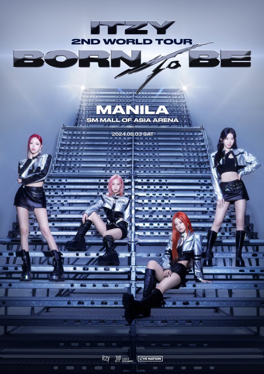 ITZY 2ND WORLD TOUR <BORN TO BE> in MANILA 🔥 Tickets Open Now! (Local Time) 👉 LN Presale : 2024.04.11 (THU) 10AM ~ 11:59PM 👉 General Sale : 2024.04.12 (FRI) 12PM 🔗 bit.ly/3xn7hTS #ITZY #MIDZY @ITZYofficial #ITZY_BORNTOBE #ITZY_WORLD_TOUR