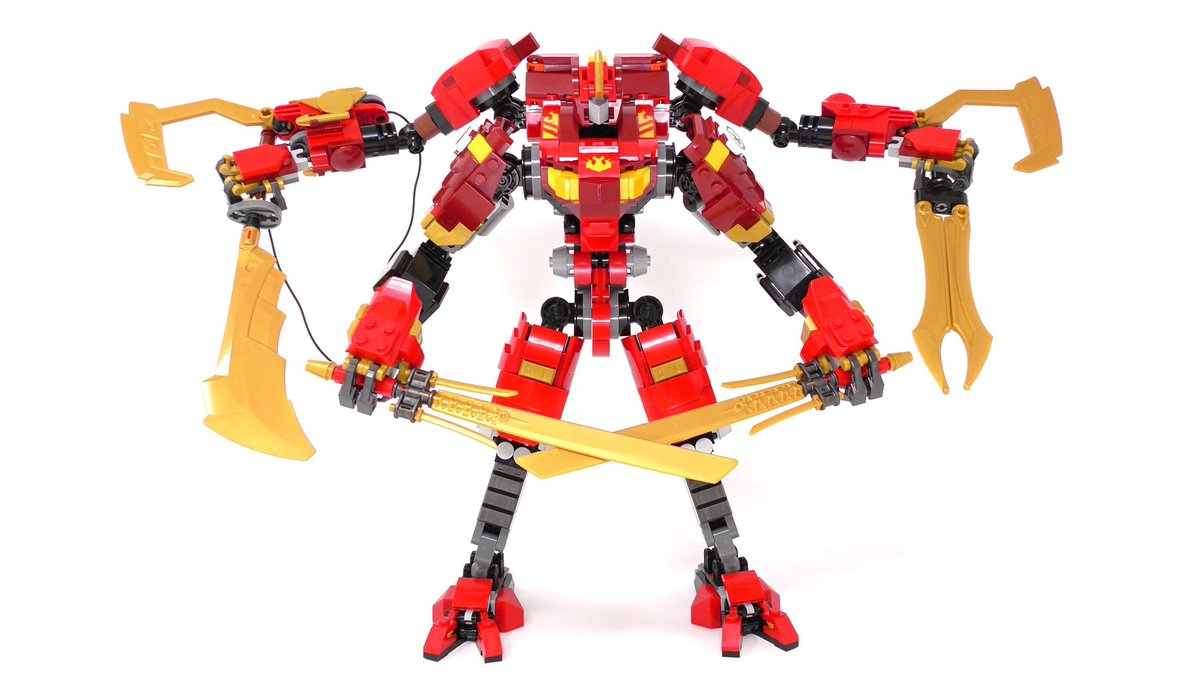 レゴ71812「ニンジャゴー クライマーメカ」のアップグレードがほぼ