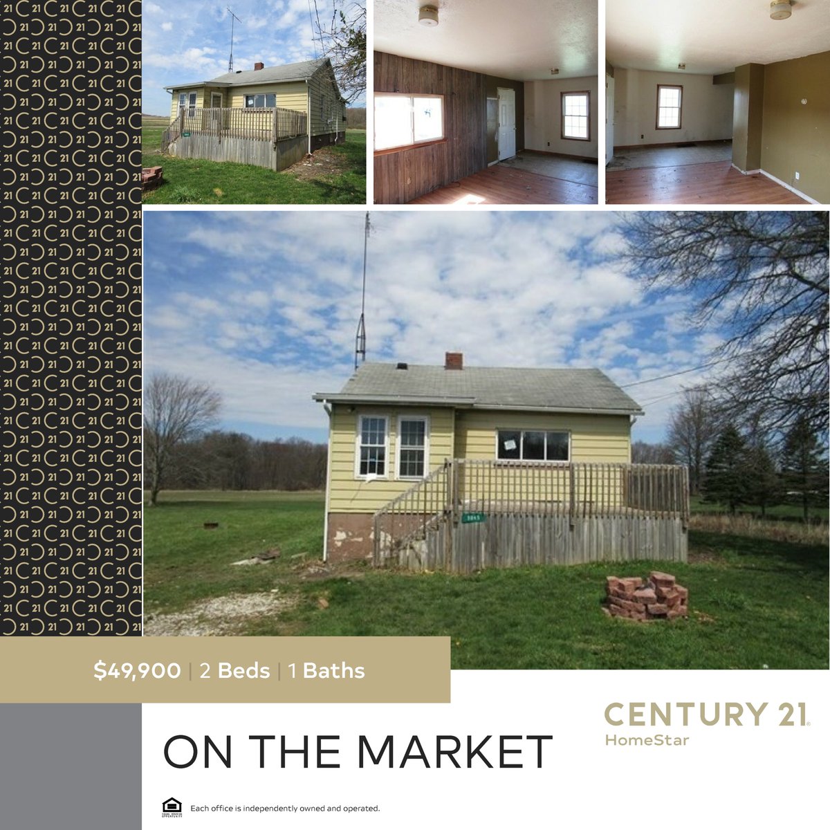 New Listing!  It is on 1 acre of land and all one floor living.  Minutes from I76.

#Rootstown #newlisting #listingagent #sellersagent #realestateagent #LetUsBringYouHome