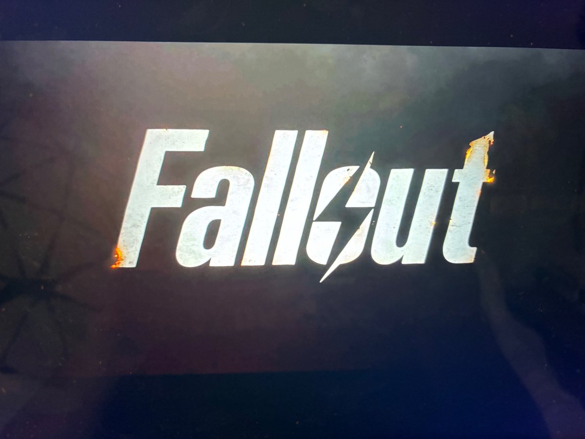 I’m 9 minutes into Fallout and I already love it this is awesome