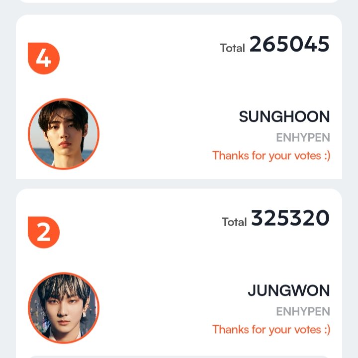 hoonsbbyy's tweet photo. EN-TTENTION ‼️ 

two polls on kooky dex will end today make sure to cast your last kookys for #SUNGHOON on "Best All-Rounder of April" and #JUNGWON on " Best Leader of April". also, keep streaming #JAY 's cover on YouTube. let's reach 10M views before his birthday 🙏🏻 https://t.co/gTcoDAm1IL