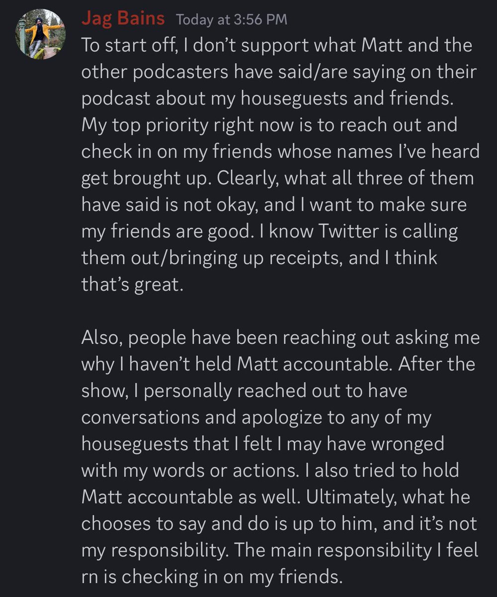 They really said “hand us a shovel, let’s start digging” 🪦

Here’s what I sent in my discord: 

#bb25